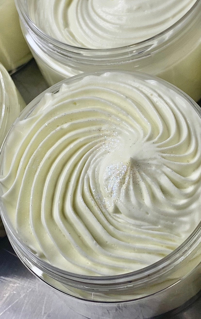 Whipped body butter