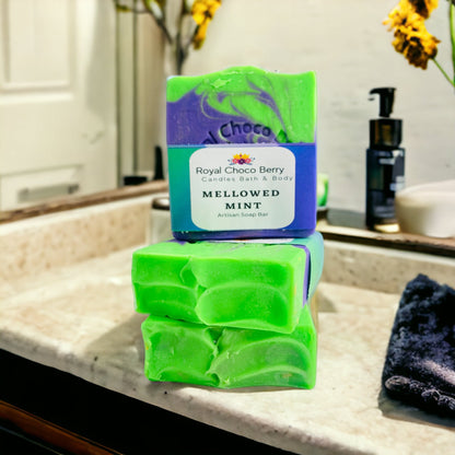 Mellowed Mint Soap| Gift | Handmade Natural Soap
